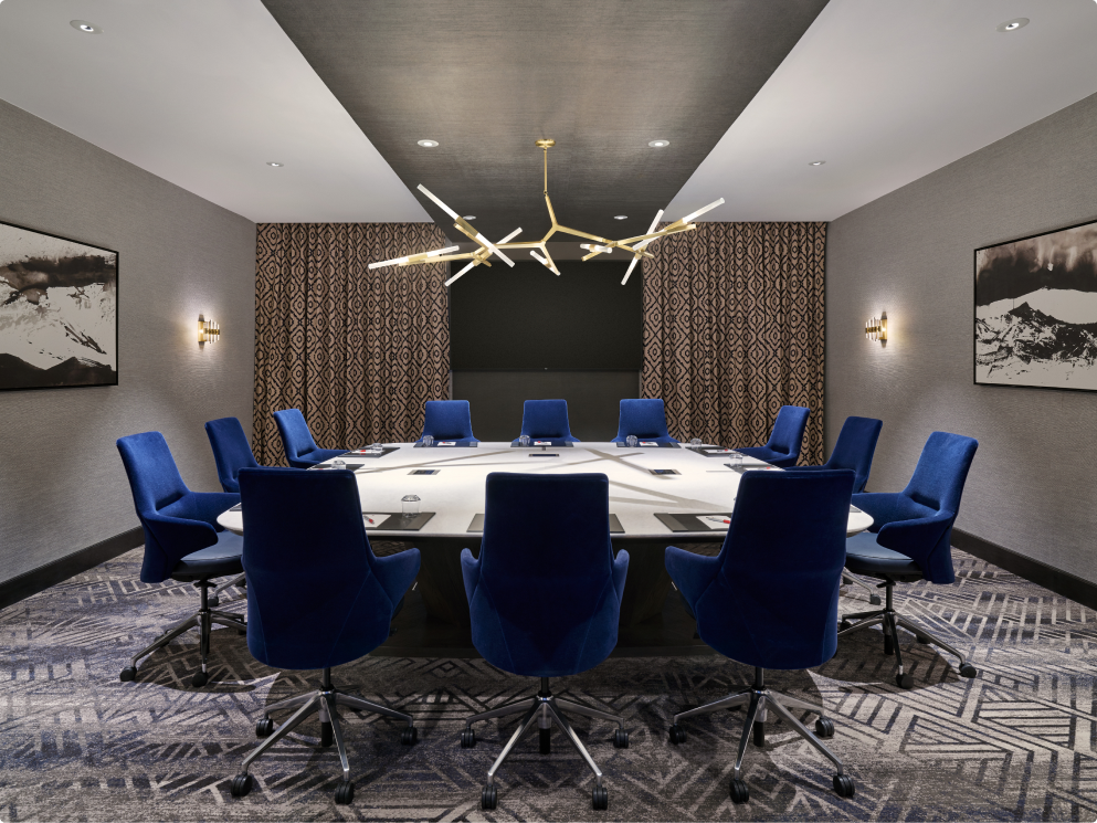 A meeting room in Vail CO