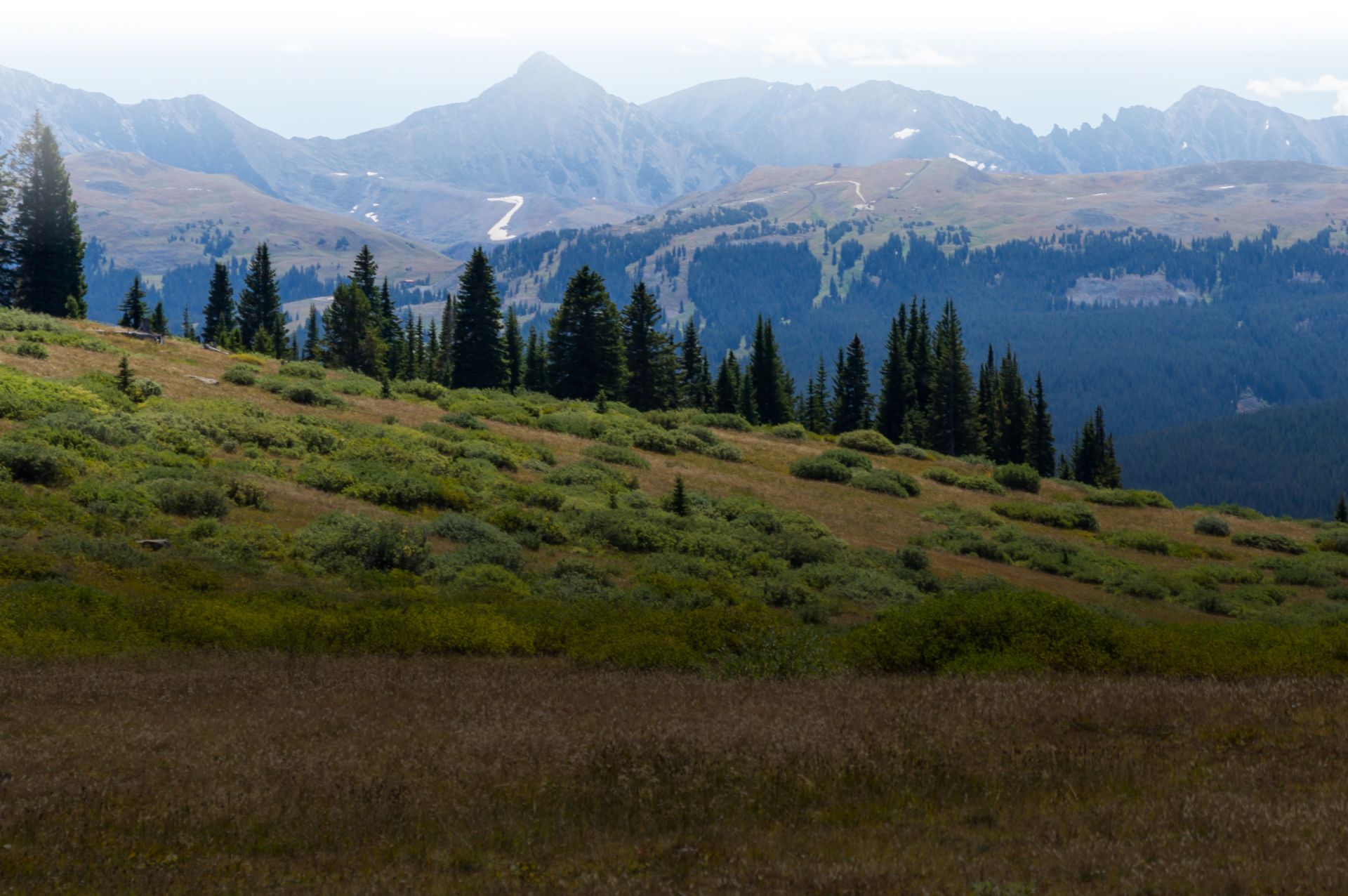 The hills and mountains of Vail CO