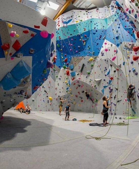 Indoor rock climbing in Vail CO