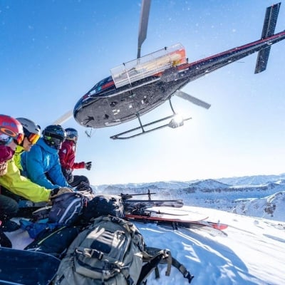 Heli Ski with an Olympic Athlete