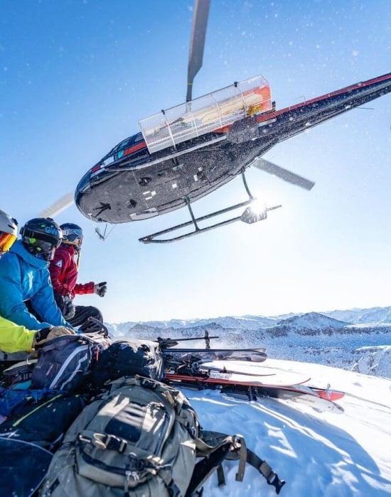 Heli Ski with an Olympic Athlete