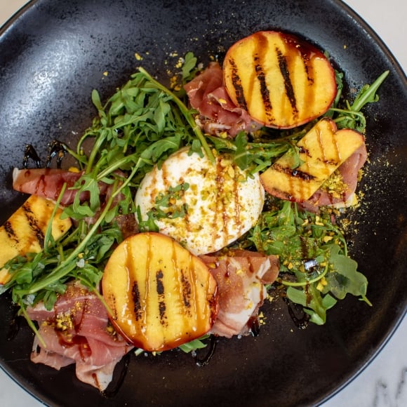 Grilled Smash Potato with Gremolata